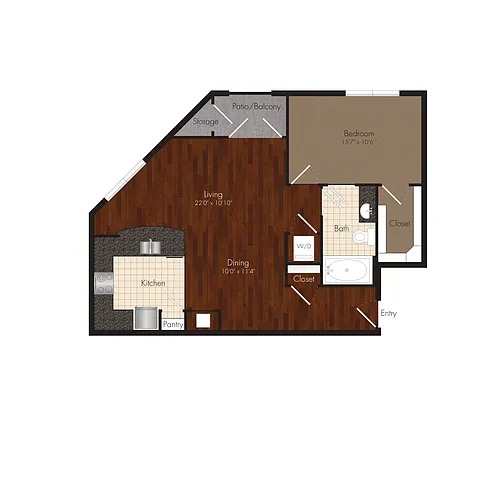 Floor plan The Hawthorne
