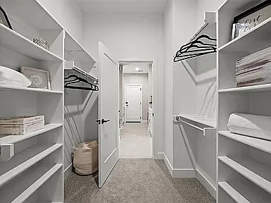 Primary closet