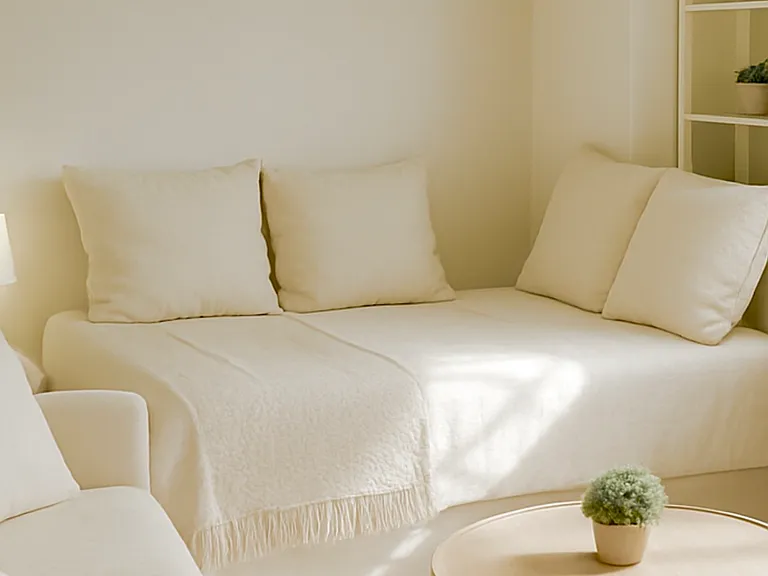 Queen size bed with smart tv. Nook also fits kingsize mattress