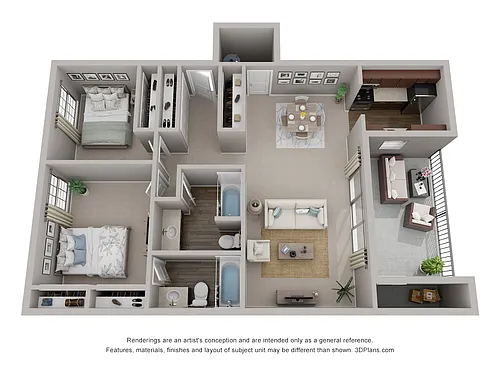 Floor plan 2X2