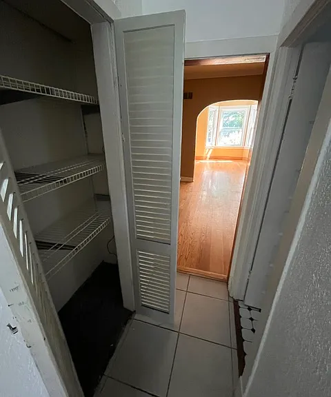 storage pantry in kitchen