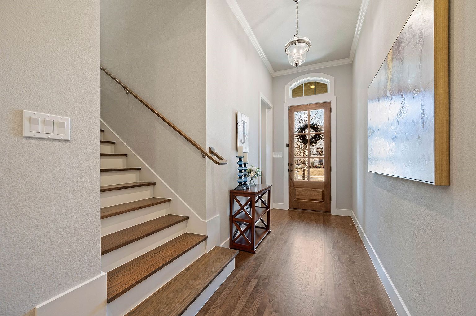 Home with bright interiors and well-maintained exterior