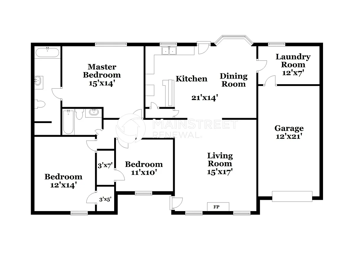 Floor Plan - 423 Brookfield Way