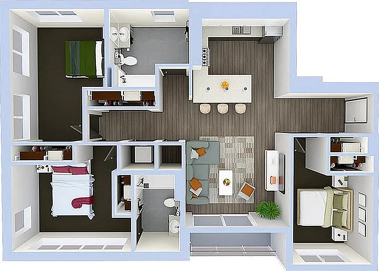 C2a-3D floorplan C2a-3D floorplan