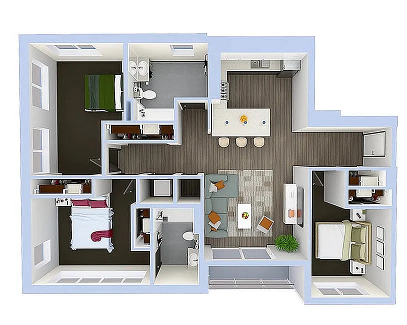 Floor plan C2a