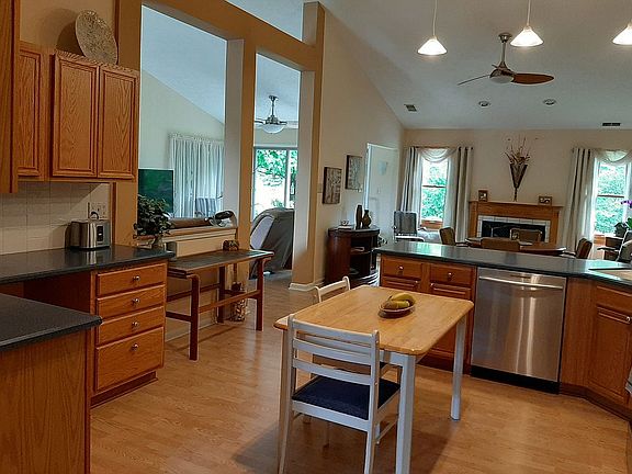 View to hearth and living ar