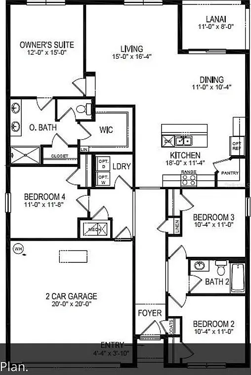 4 bed, 2.0 bath, 1828 sqft, $2,400 — Photo 2