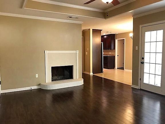 Living room open to kitchen