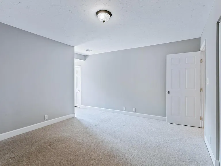 master bedroom, closets on the right.
There are additional closets on the hall for linens, and clothing.