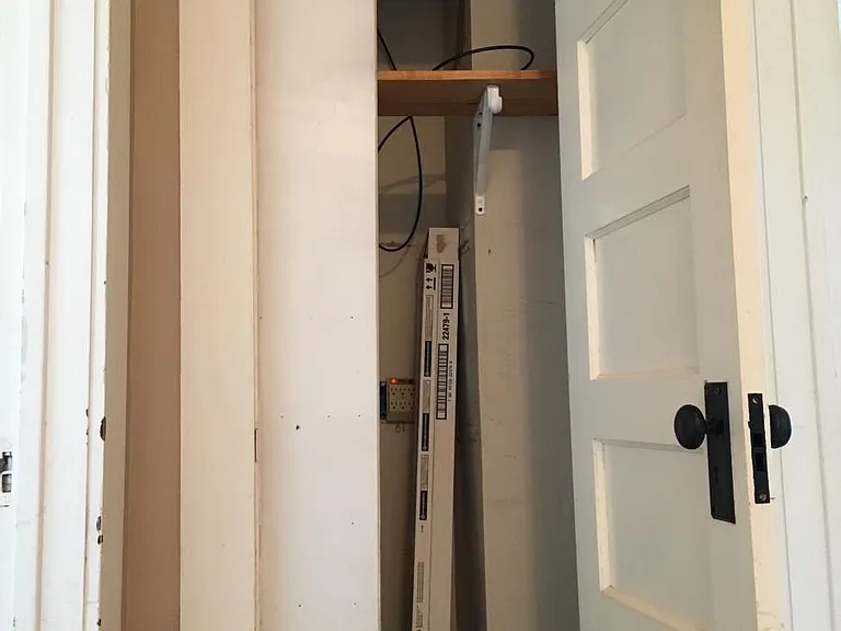 Hall closet