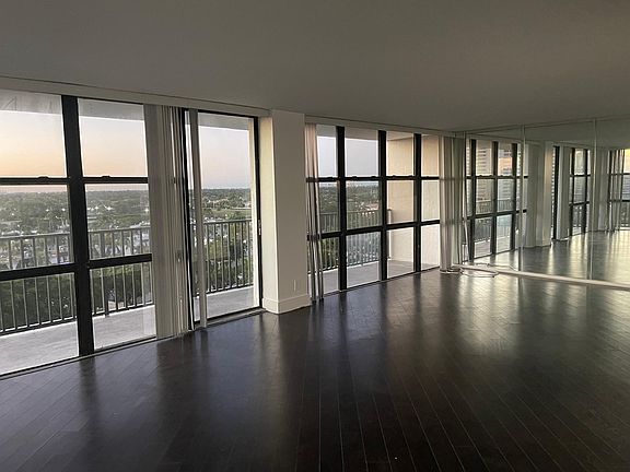 you have a wrap around balcony on this side. This is a corner apartment at the top level - penthouse.