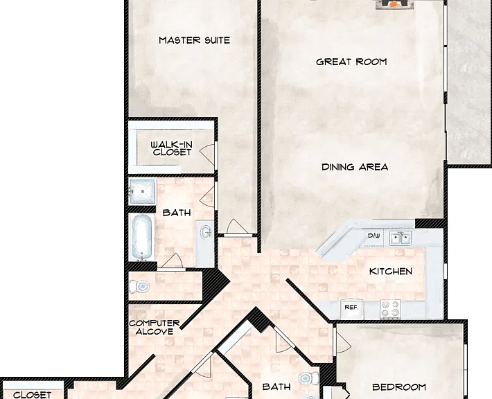Capistrano Floorplan Diagram