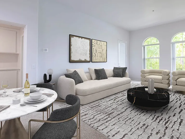 Carpeted Living Room