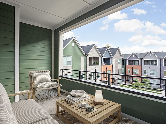 Terrace with courtyard views