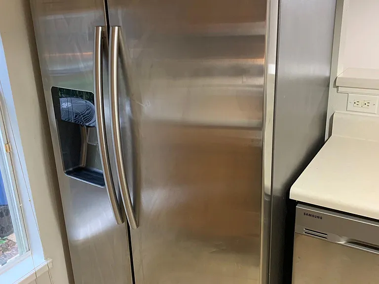 side by side refrigerator.