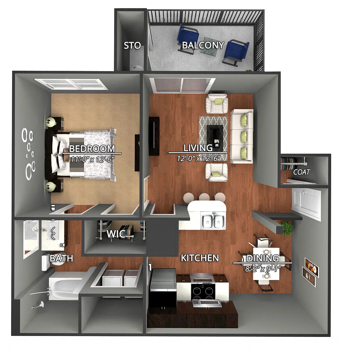 Floor plan A1