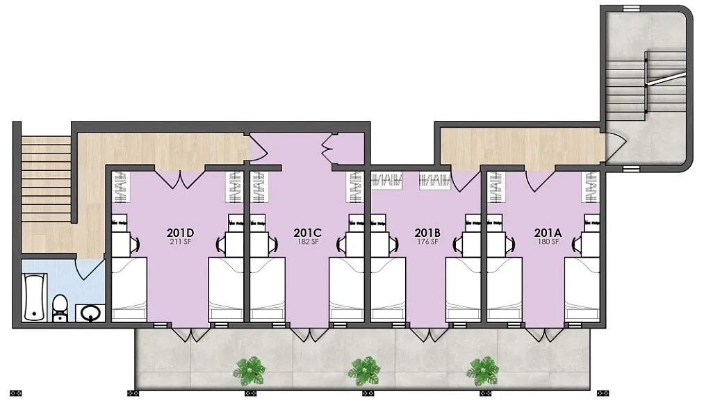 Floor plan Second Floor Mezzanine