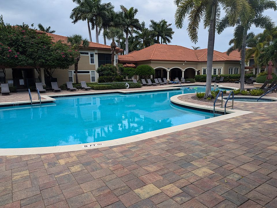 Well maintained pool area.