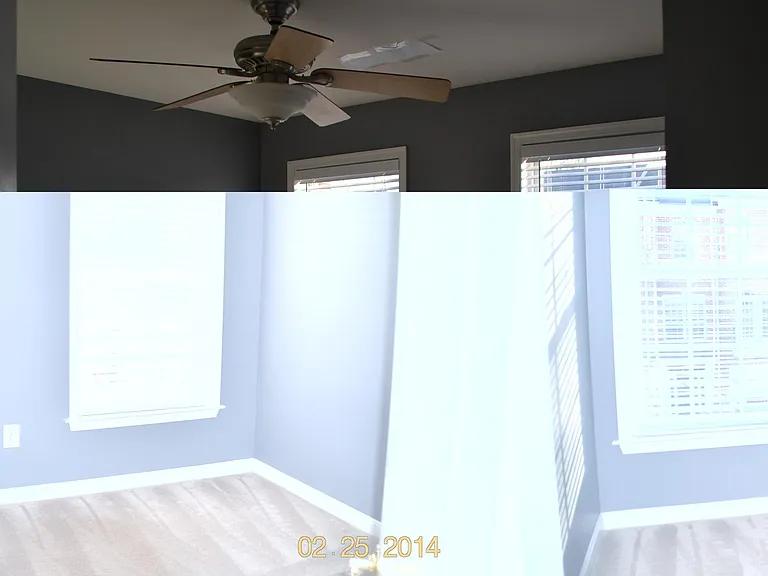 Large bedroom with great closets