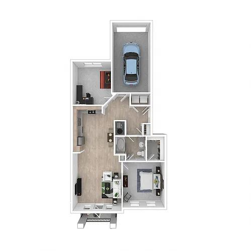 Floor plan A4.1 w/ Den and Garage