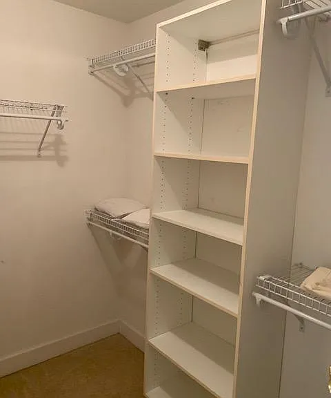 CLOSET FOR MASTER BEDROOM OFF BATH