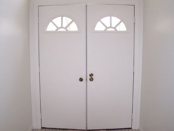 Double door entrance