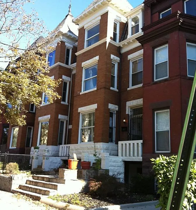 Three story rowhouse.