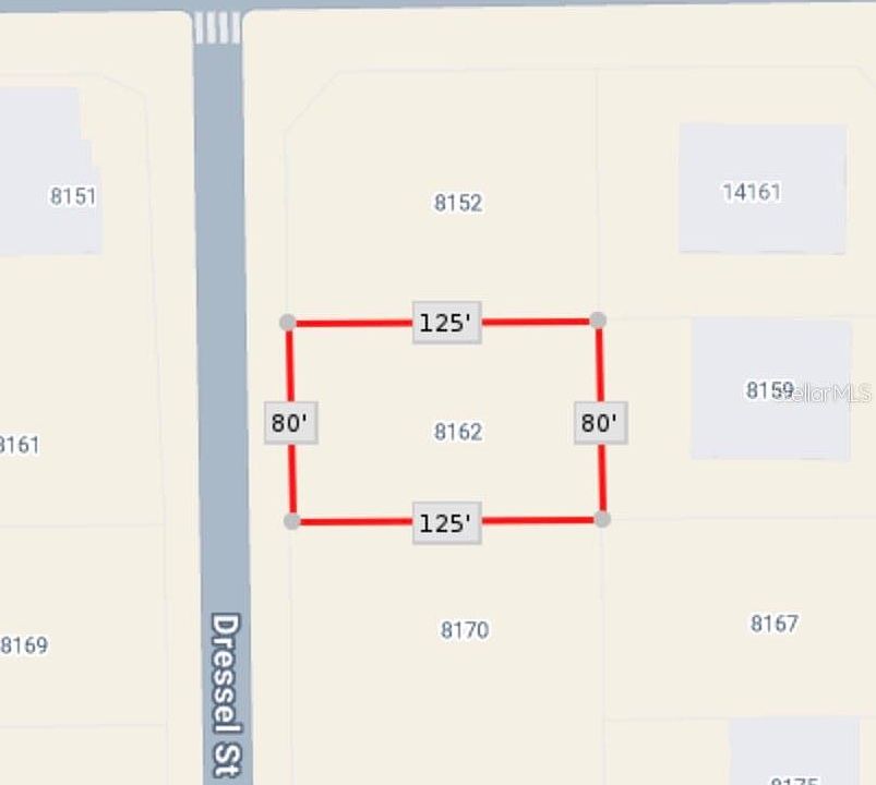 2nd image of 8162 DRESSEL STREET LOT 2
