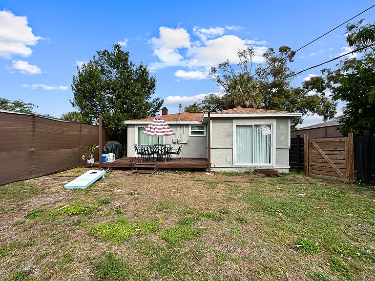 Backyard
Private, fully fenced backyard with open grass and room to enjoy the outdoors.