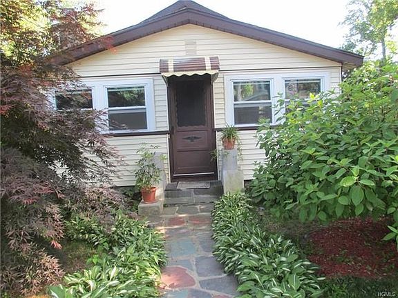 Front walkway inside fence