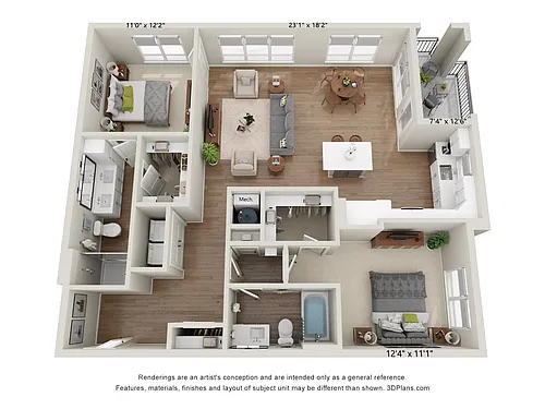 Floor plan B4-M2