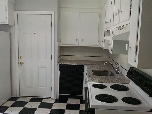 Kitchen with granite countertops