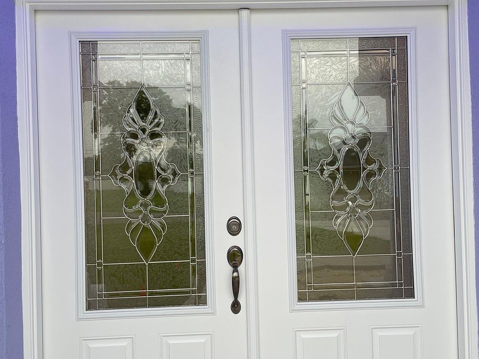 Front double doors