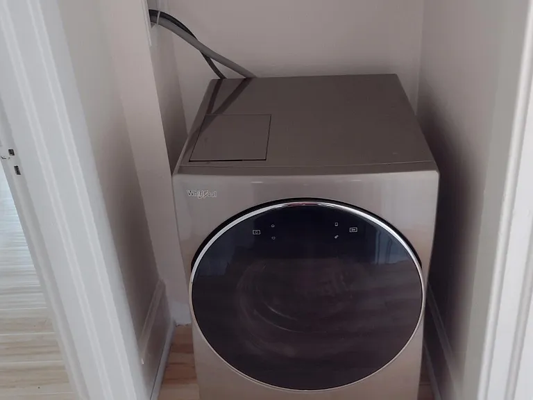 All in one washer dryer in unit