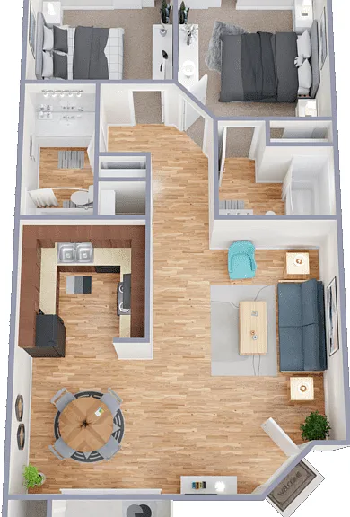 Plan C Floorplan Diagram