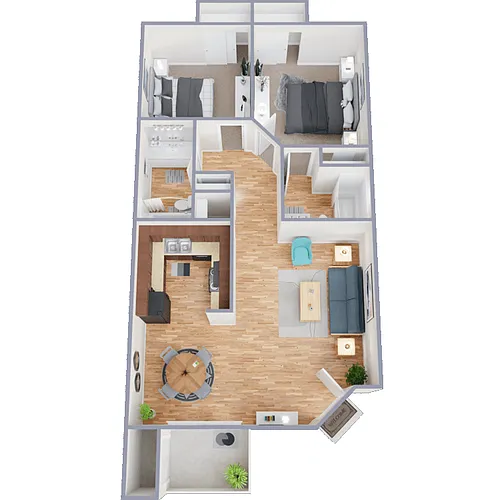 Floor plan Plan C