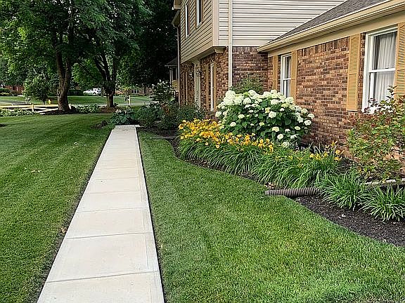 New sidewalks & driveway
