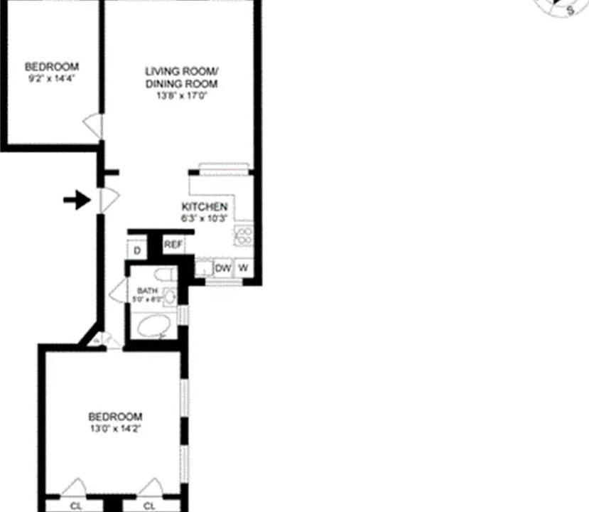 2nd image of 10 W 93rd St APT 6A