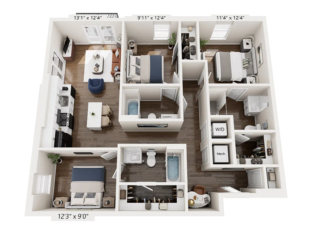 Floor plan C21T