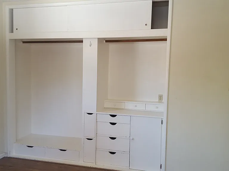 Third bedroom closet. Hallway has more storage options too.