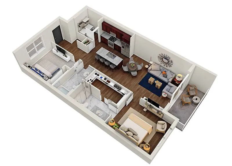 Floor plan B1