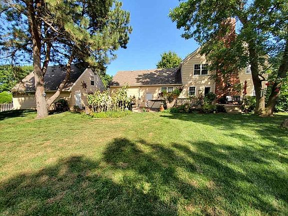 Back of home and yard