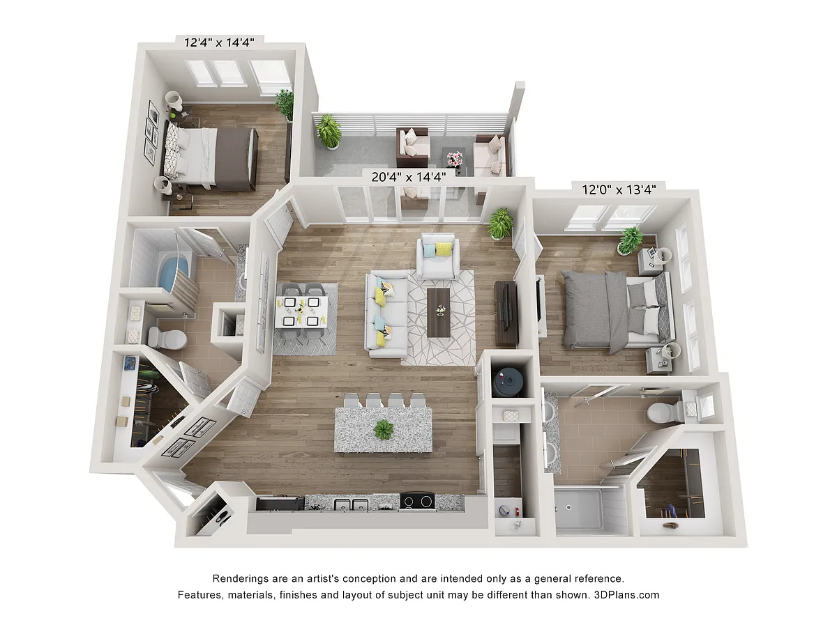 Floor plan Serenity
