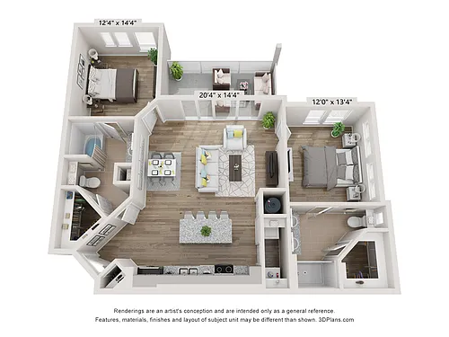 Floor plan Serenity