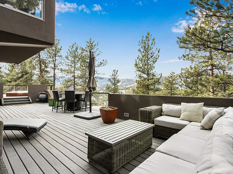 Amazing outdoor living with over 1,200 square feet of decks