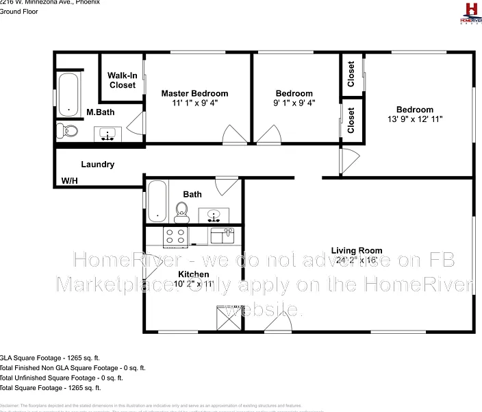 3 bed, 2.0 bath, 1195 sqft, $1,675 — Photo 2