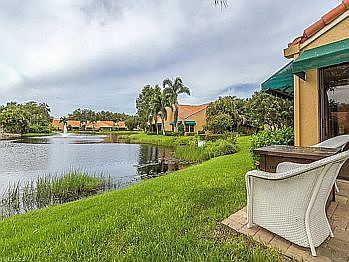Lakeside view from patio