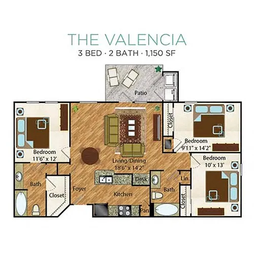 Floor plan The Valencia