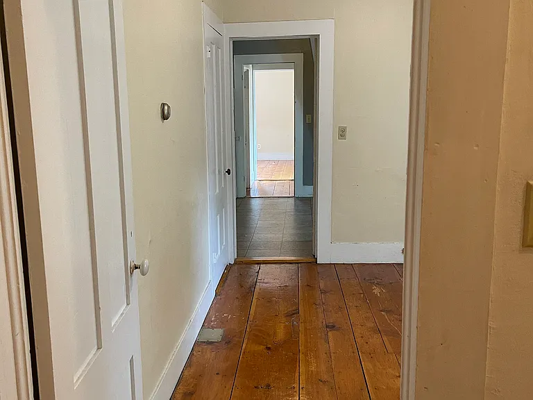 View from rear of apartment to front