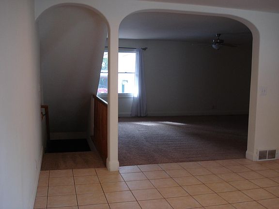 living room from dining room